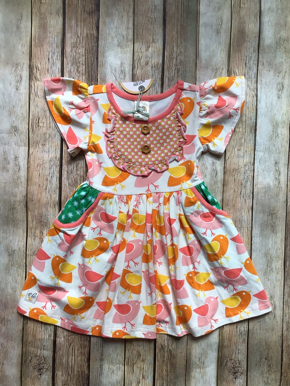 NWT Wildflowers Little Chick Birdy Dress